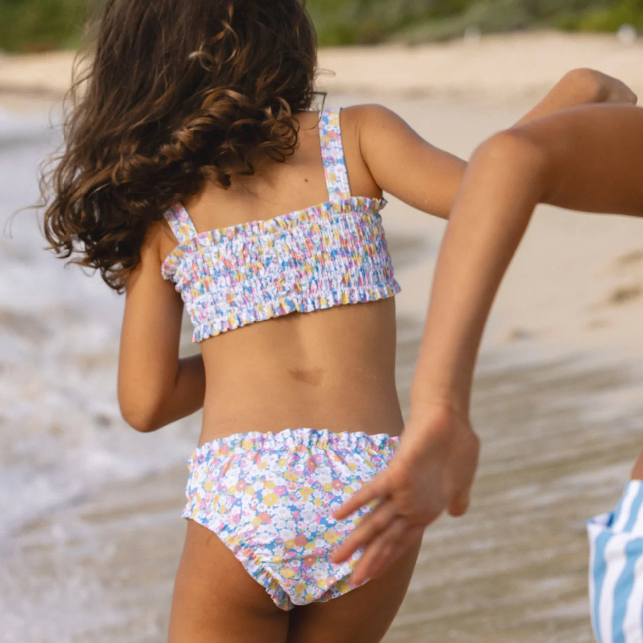 girls jasmine blossom smocked bikini