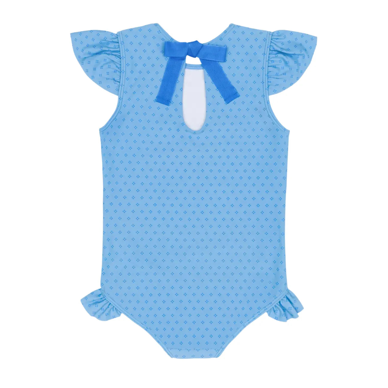 girls le marin dot ruffle cap sleeve one piece