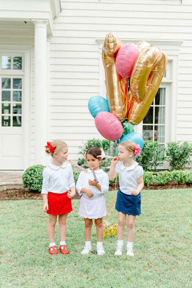 Sophie Scallop Skirt - Navy