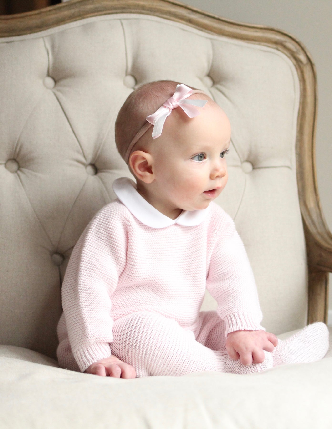 Double Satin Bows Soft Headband 3pk Set