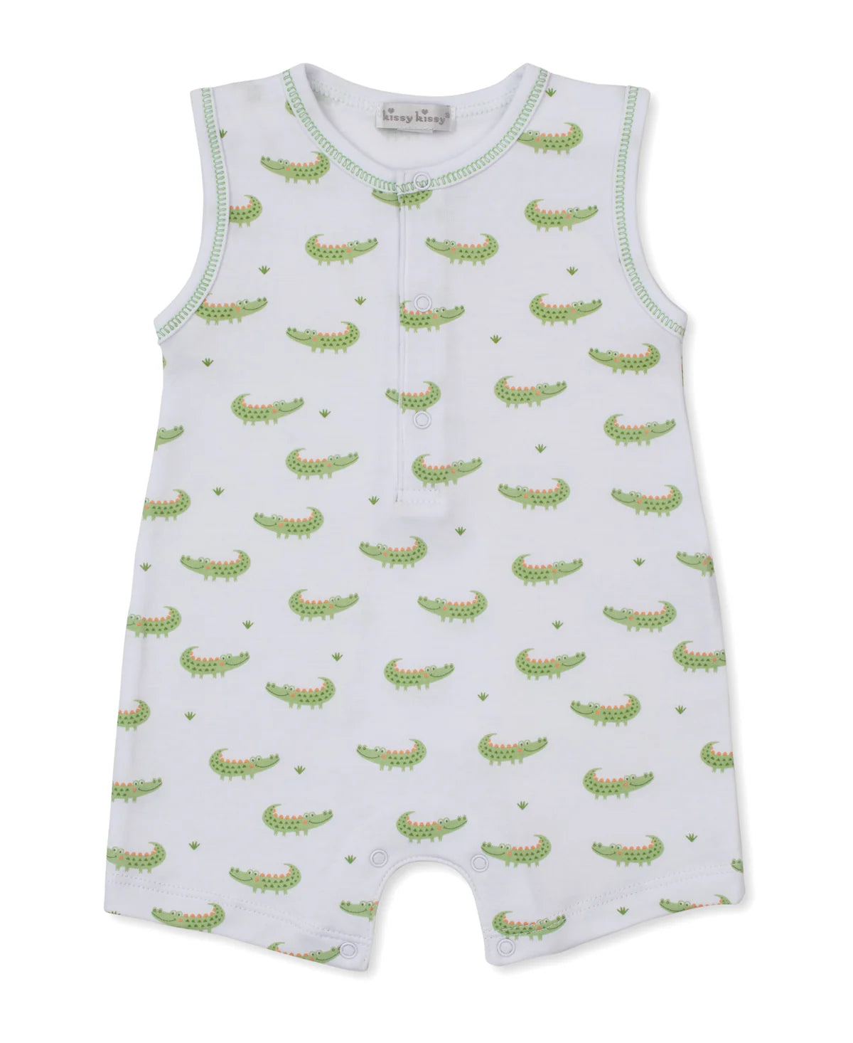 Crocodile Camp Sleeveless Playsuit