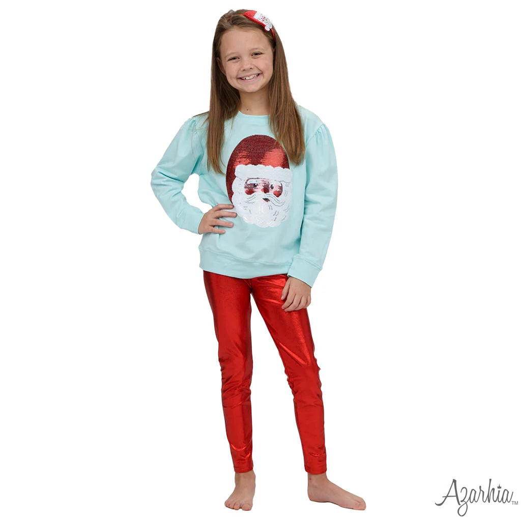 Red Shimmer Legging