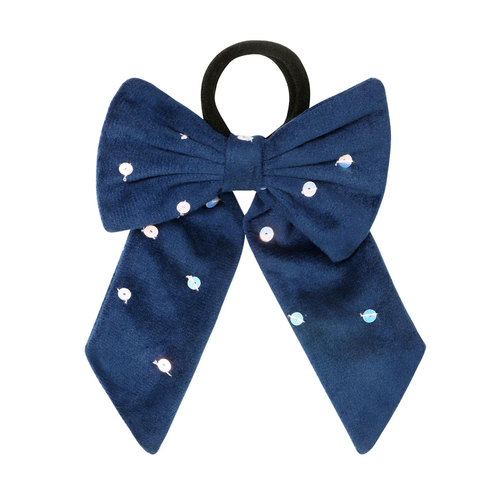 Velvet Sequin Bow