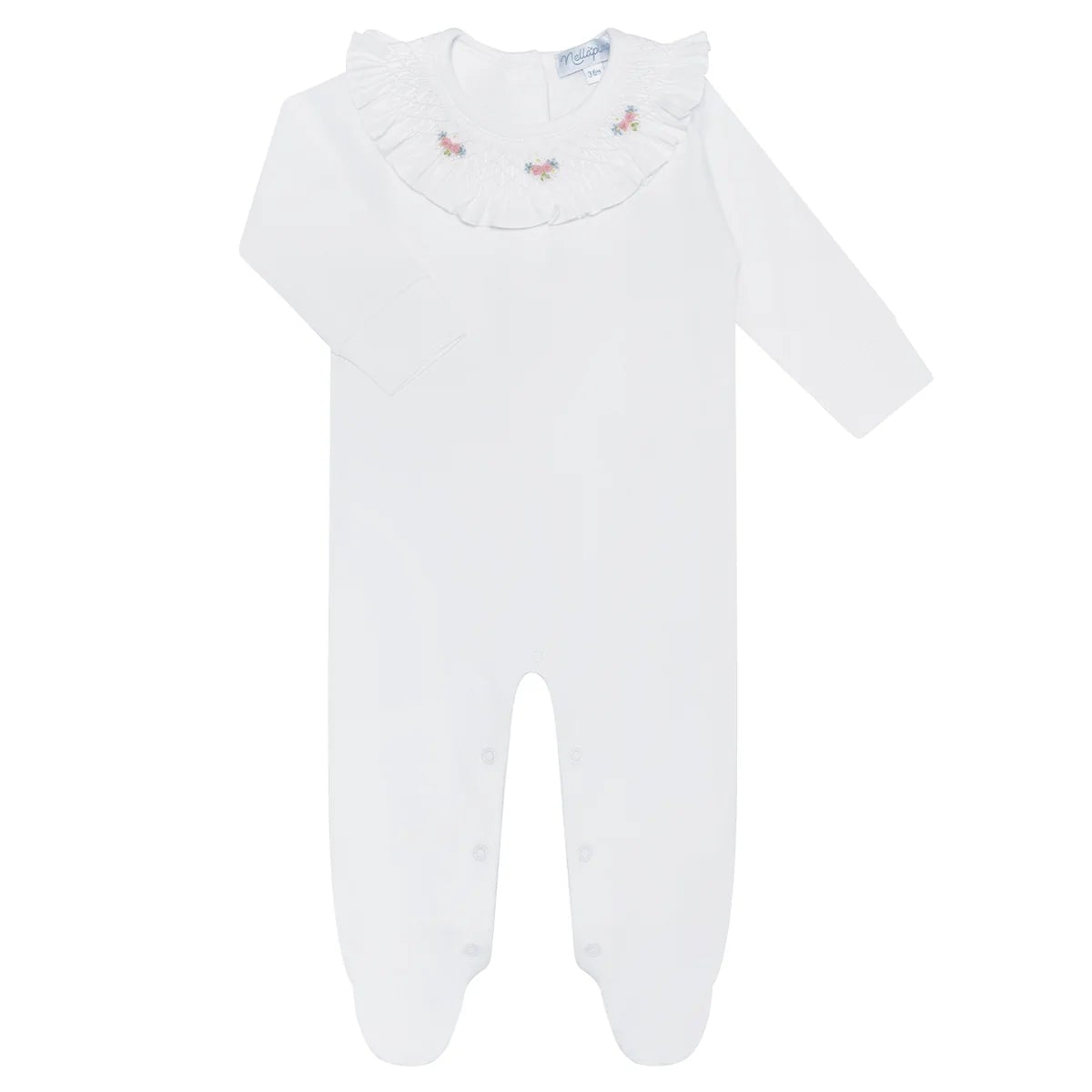 Princess Smocked Footie