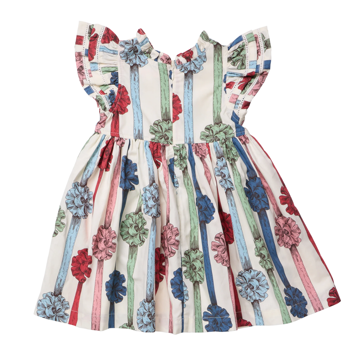Double Ruffle Jennifer Dress- Present Bows