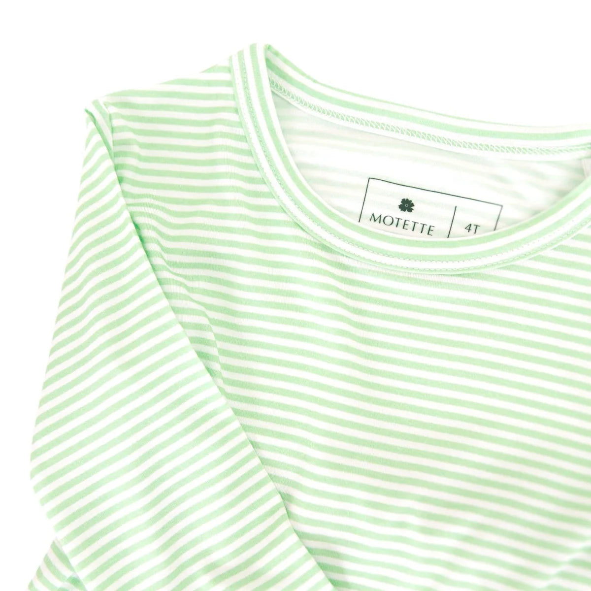 Pear Stripe Bamboo Toddler Pajama Set