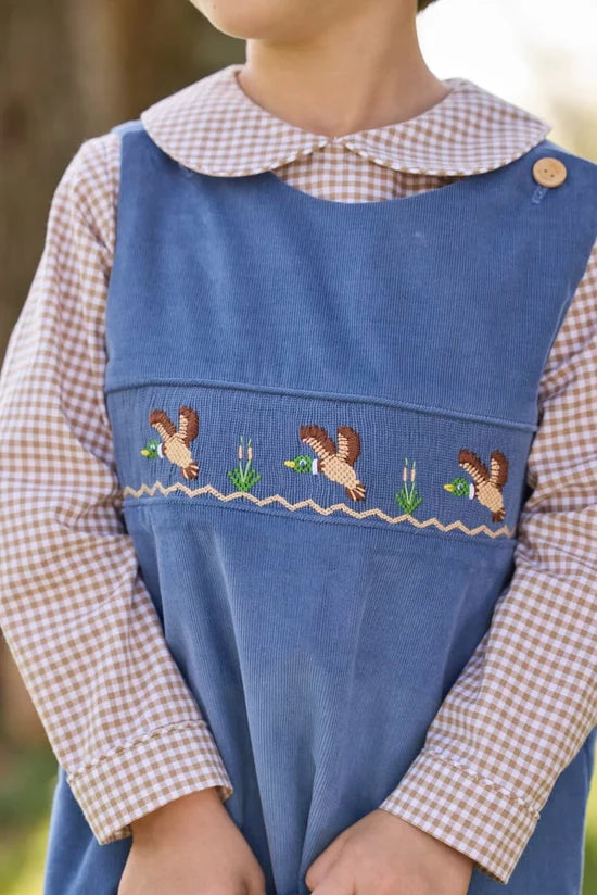 Smocked Vintage Jon Jon Set- Flying Mallard
