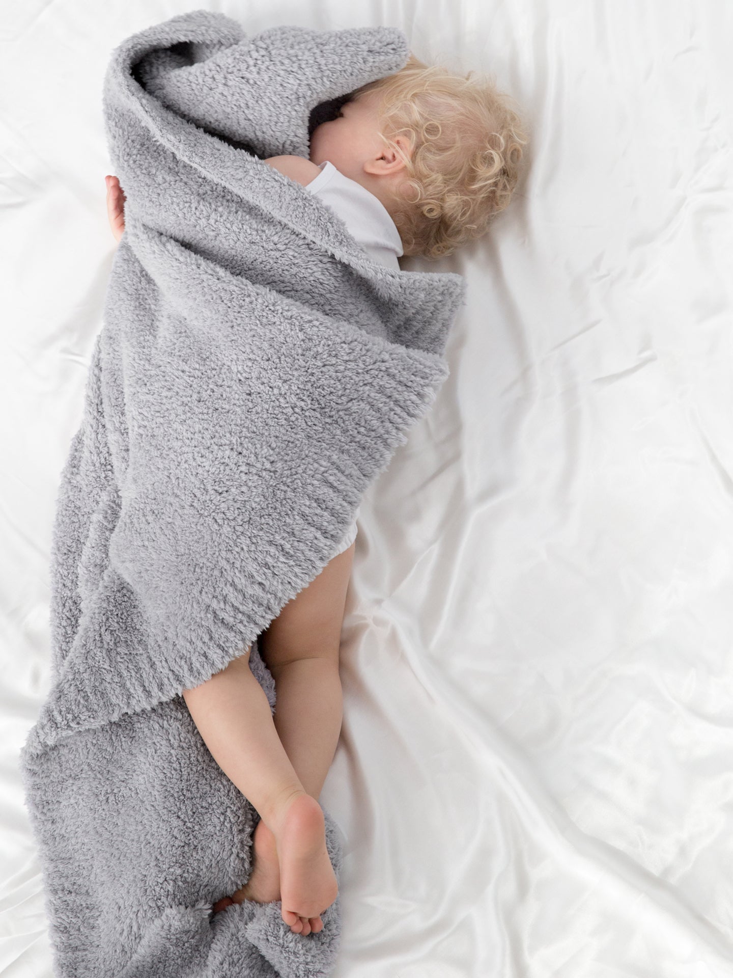 Plush Chenille Knit Baby Blanket