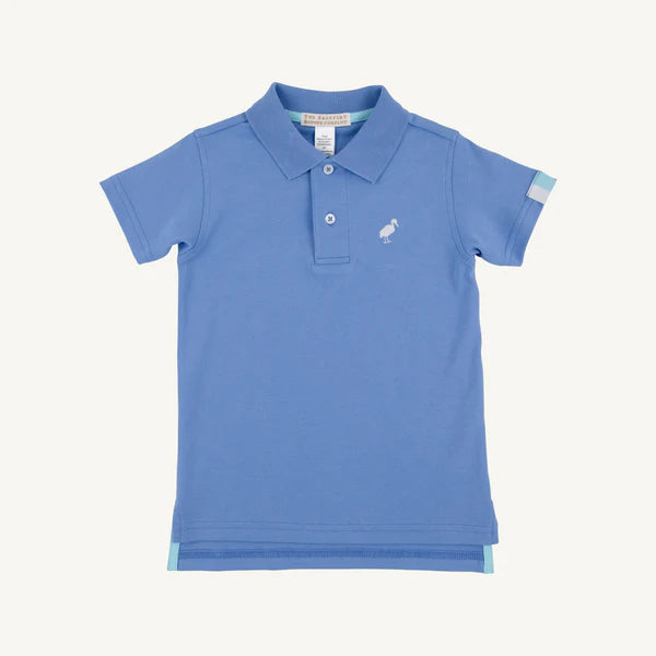 Prim & Proper Polo- Barbados Blue