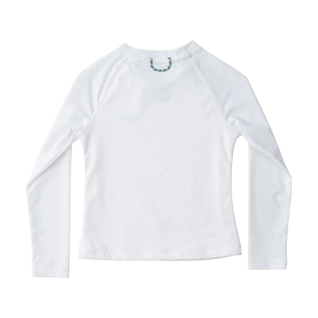 Boy's Reef Long Sleeve Rashguard Crisp White