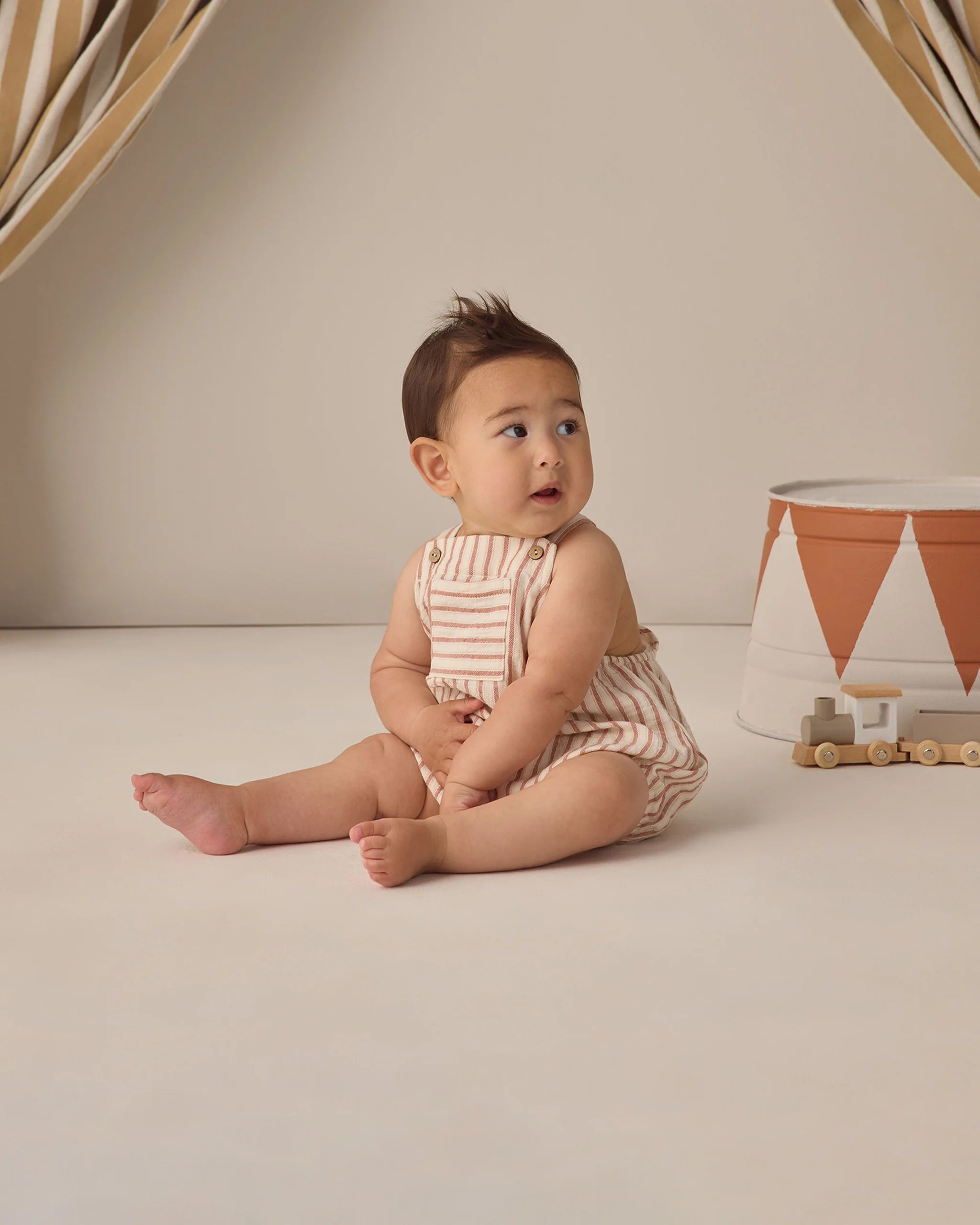 Hayes Romper | Vintage Stripe