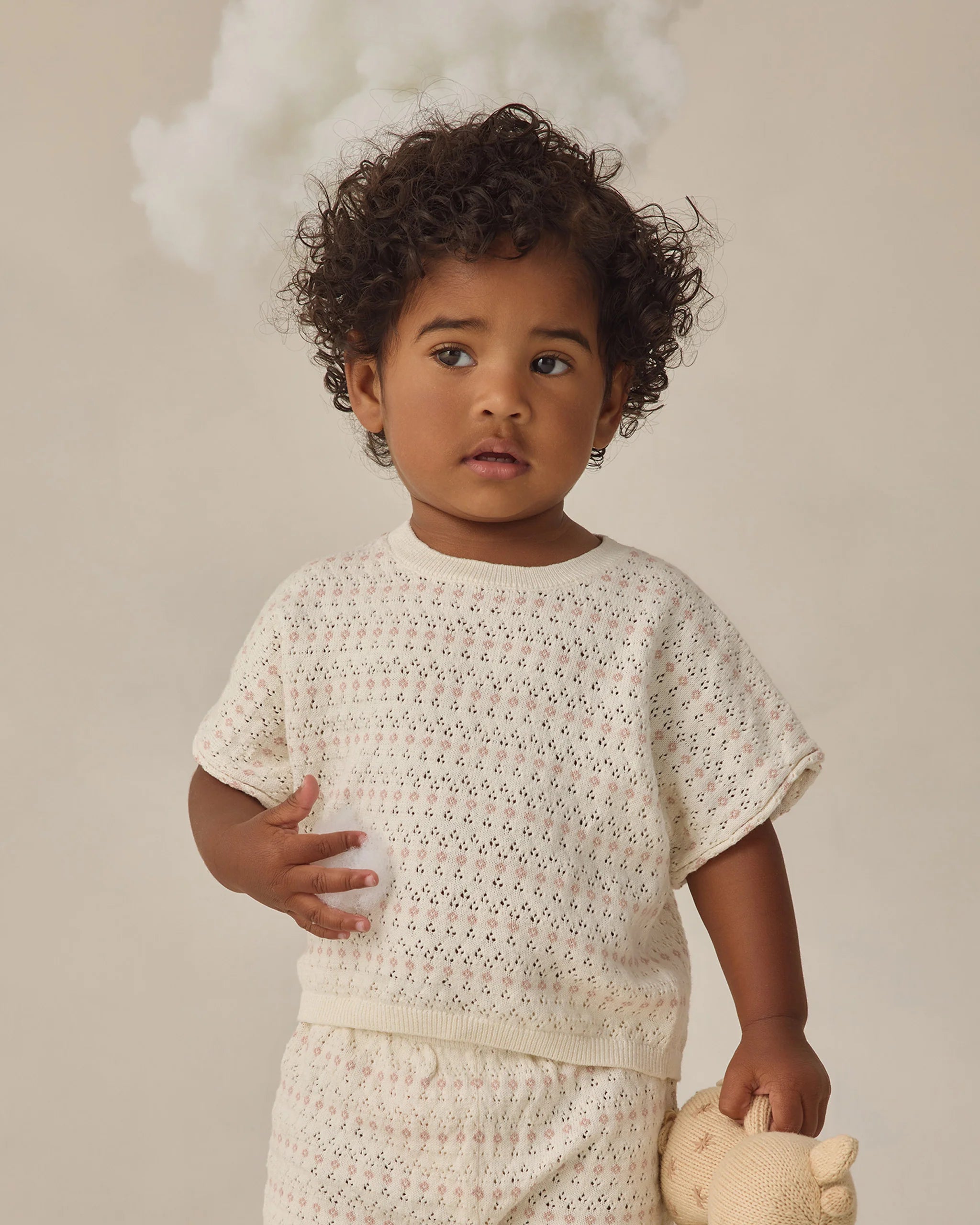 Relaxed Summer Knit Set Ivory