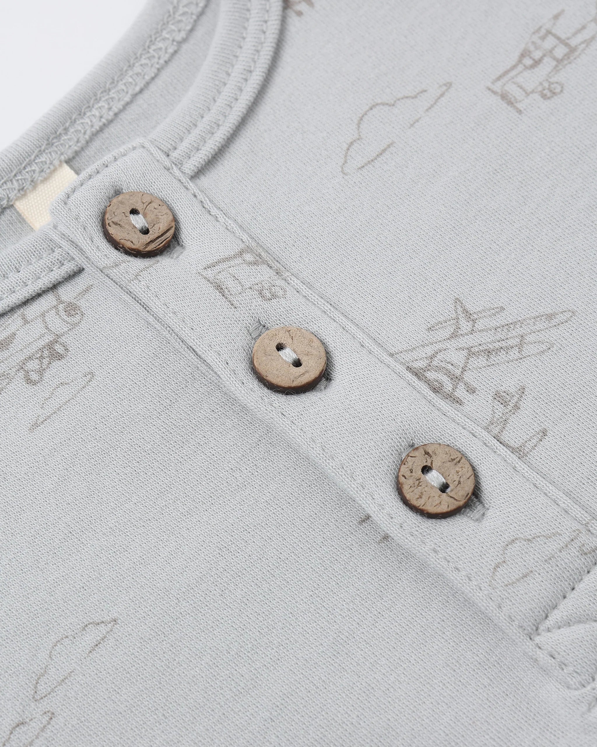Short Sleeve One-Piece | Airplane
