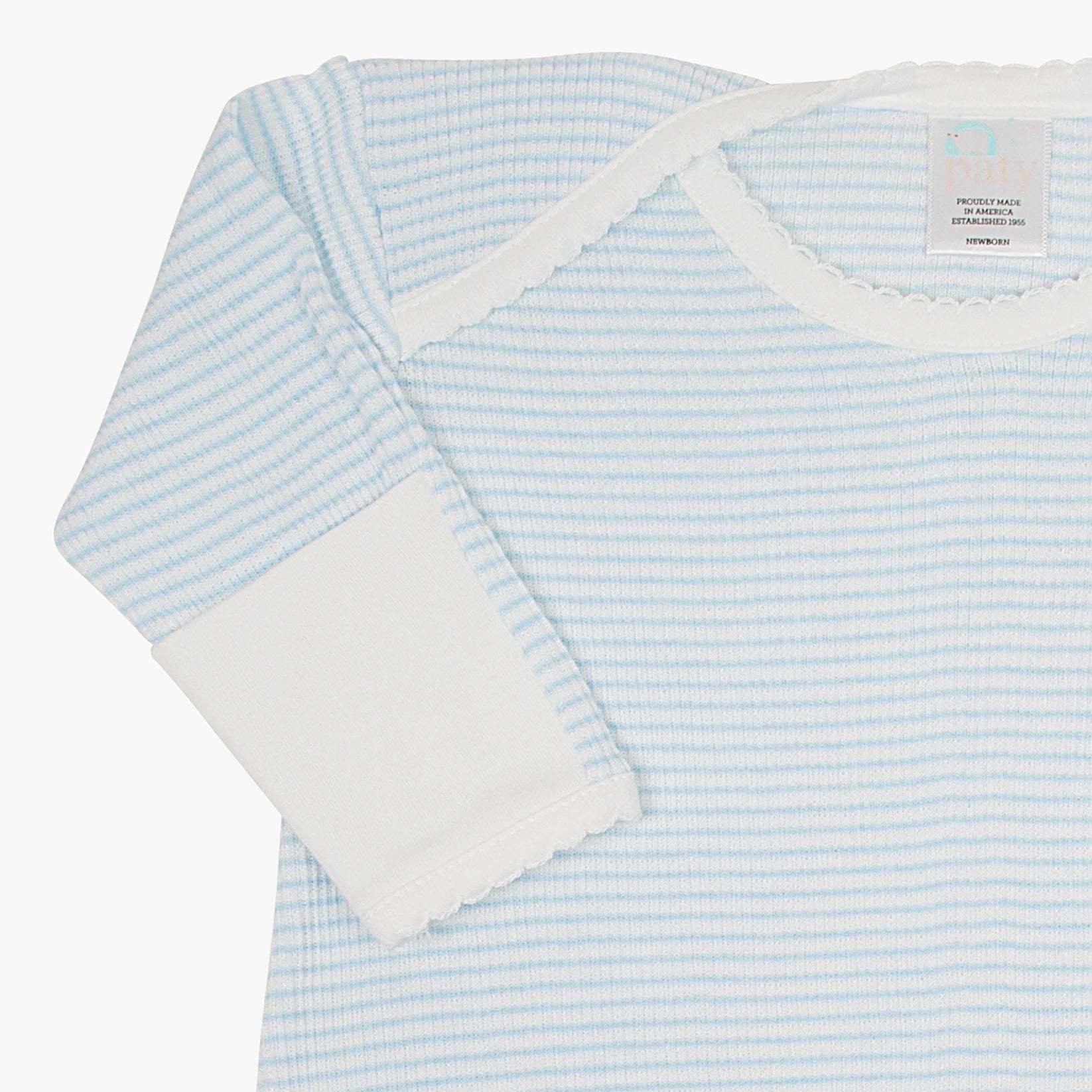 LS Rib Knit Lap Shoulder Gown #RB1501