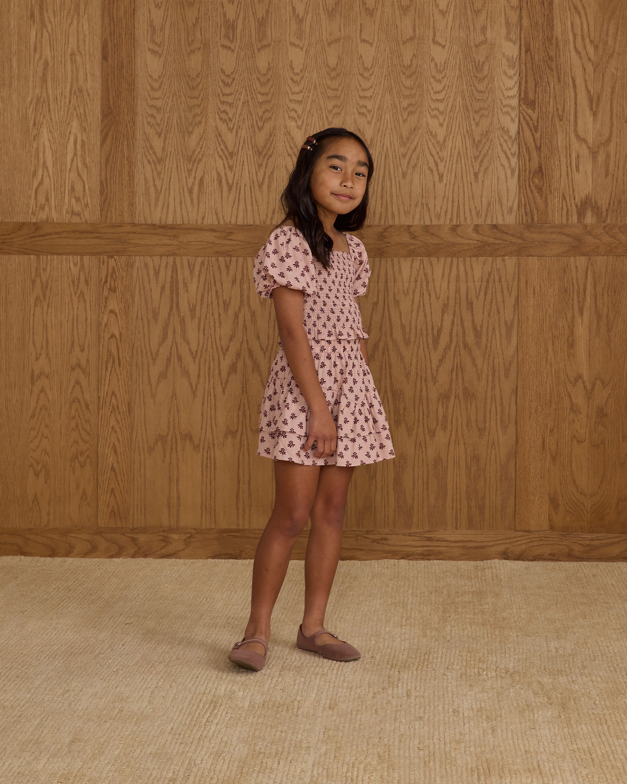 Trixie Top + Tiered Mini Skirt || Blush Fleur