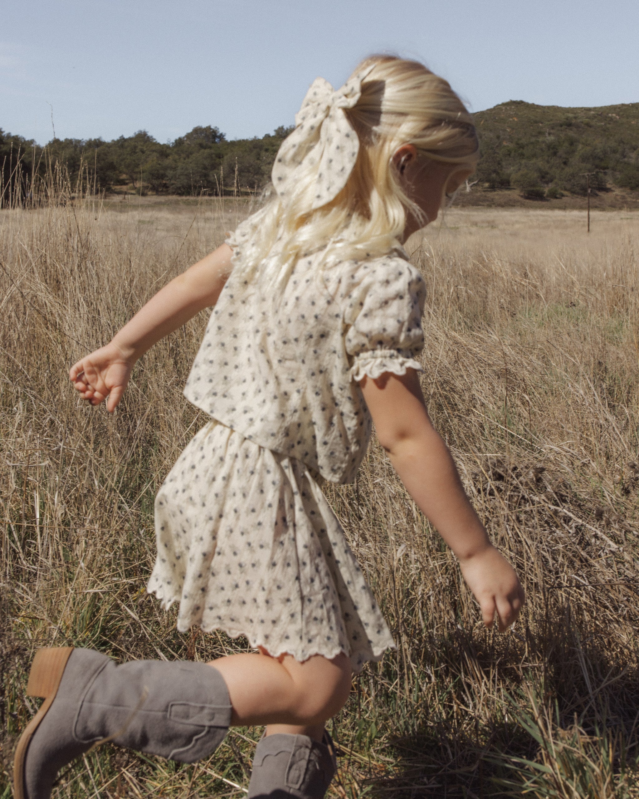 Liv Blouse + Smocked Mini Skirt Set | Vintage Fleur