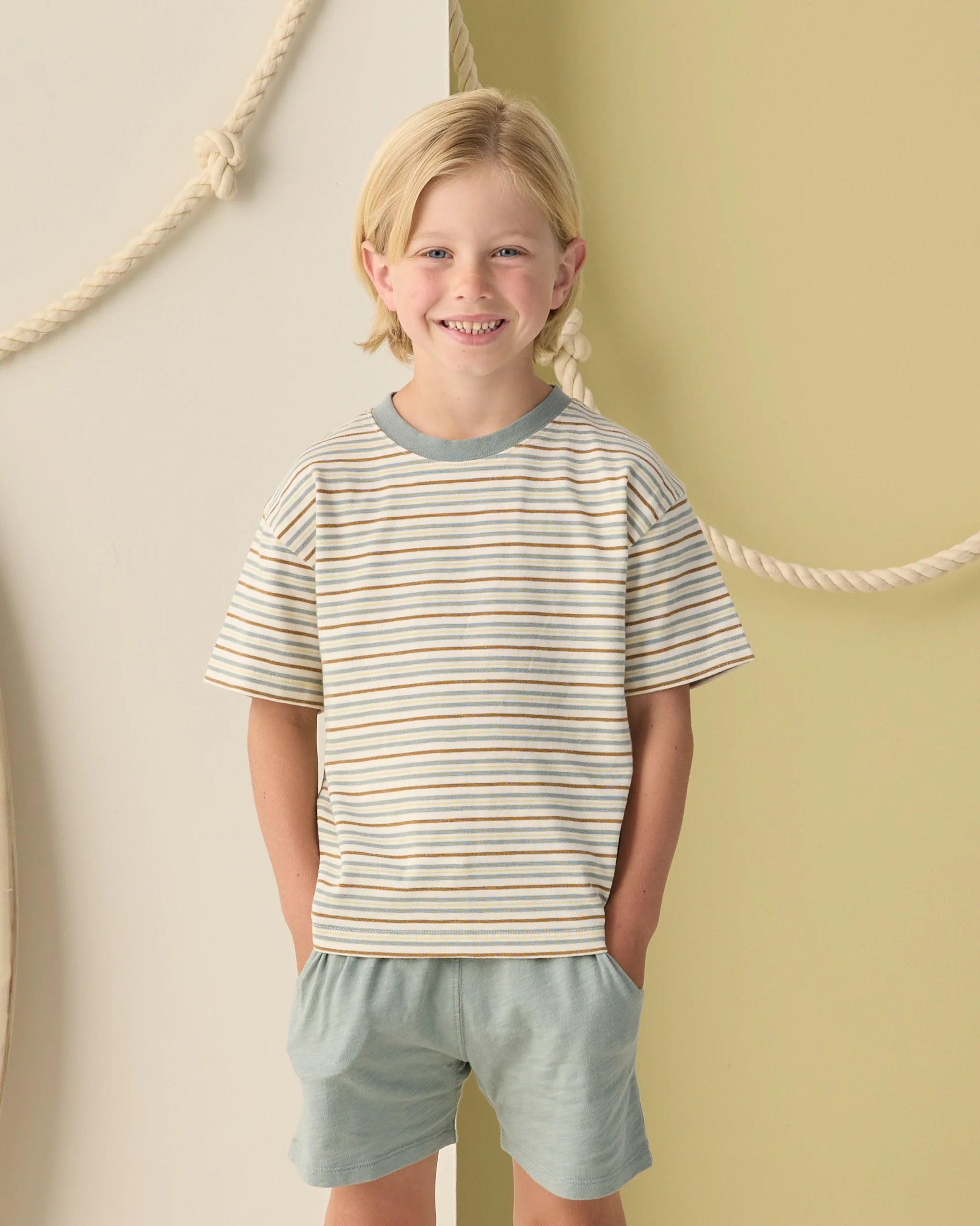 Relaxed Tee | Vintage Stripe