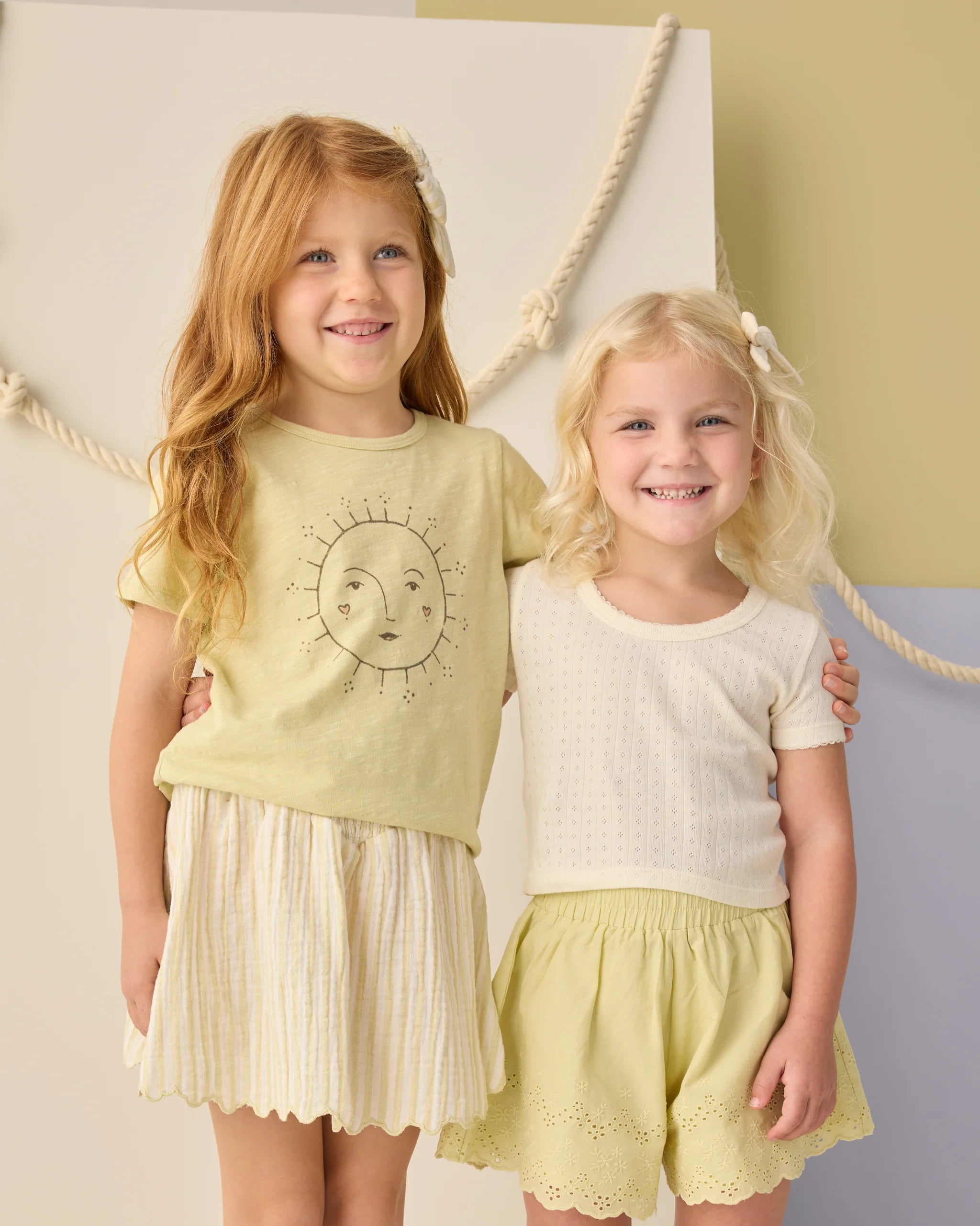 Pointelle Tee | Ivory