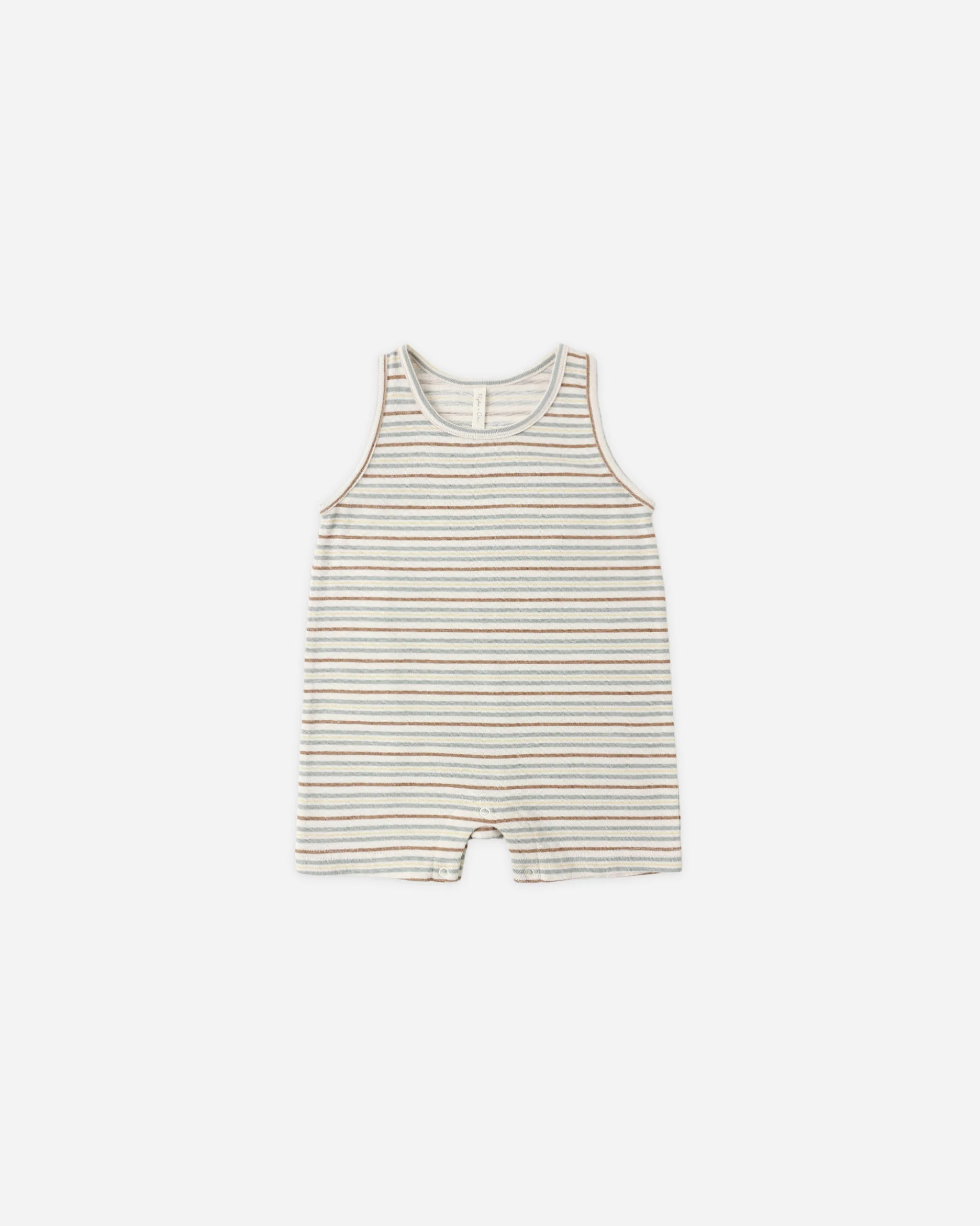 Sleeveless One-Piece | Vintage Stripe