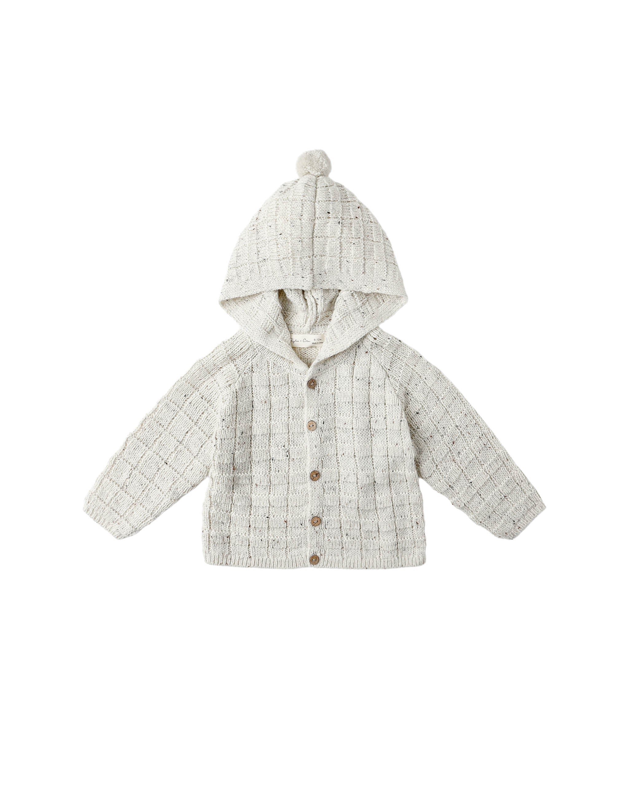 Tassel Cardigan + Gable Pant || Oatmeal Speckle