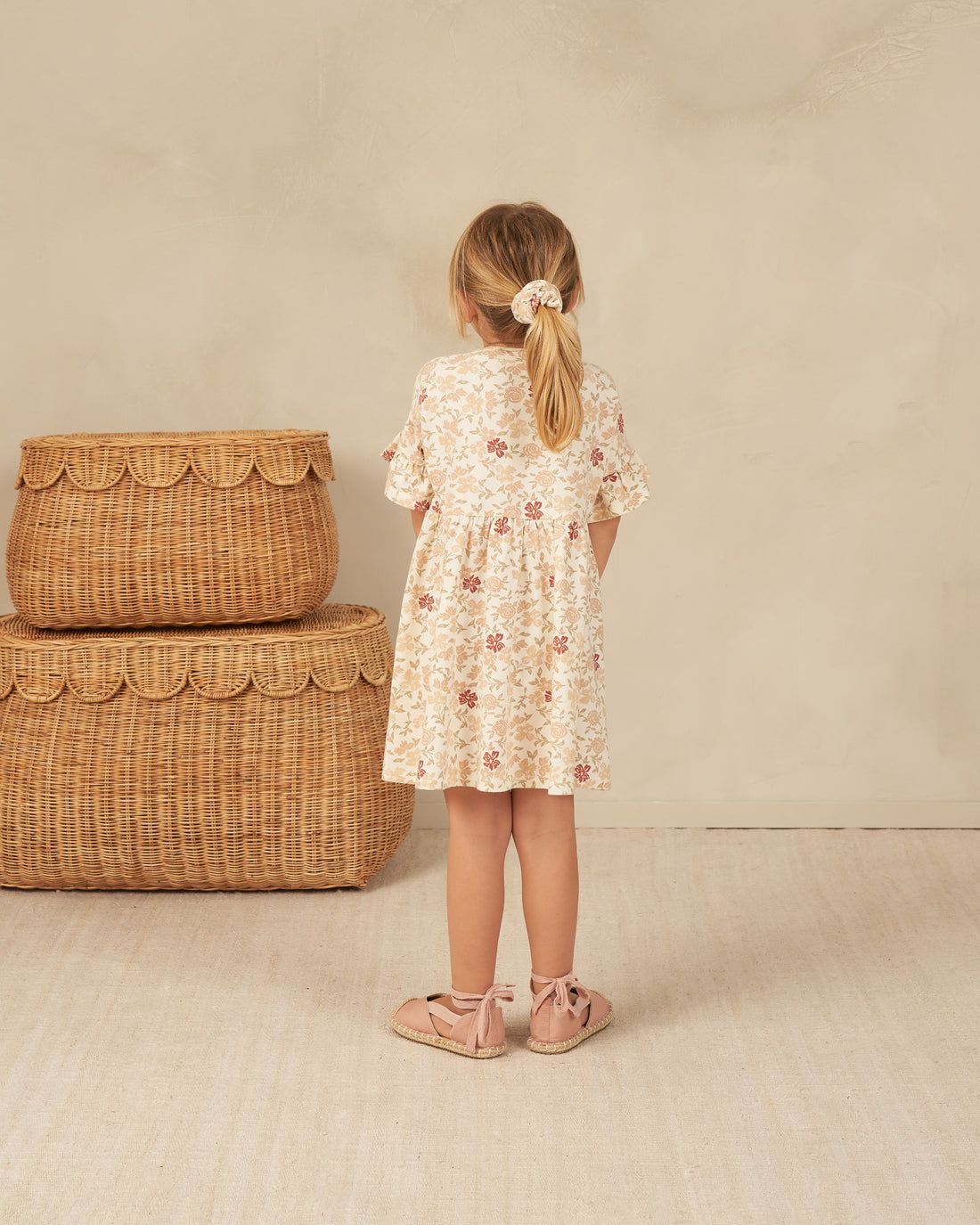 Scrunchie Set || Daisies, Pink Floral