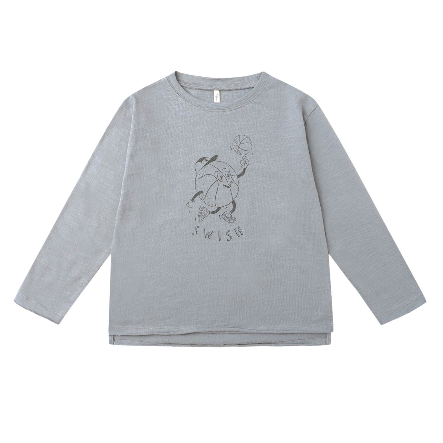 Raw Edge Long Sleeve Tee || Basketball