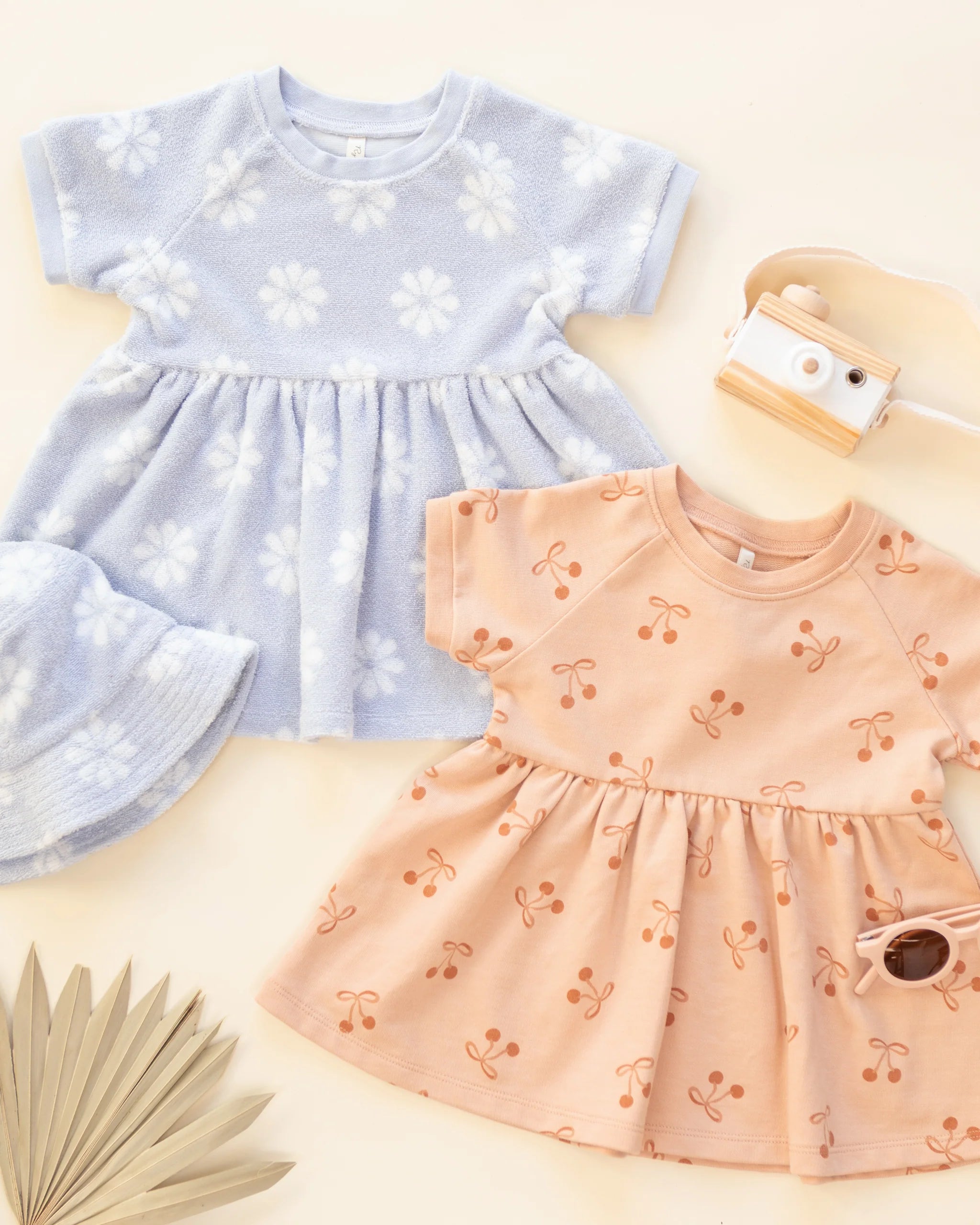 Raglan Dress | Periwinkle Daisy