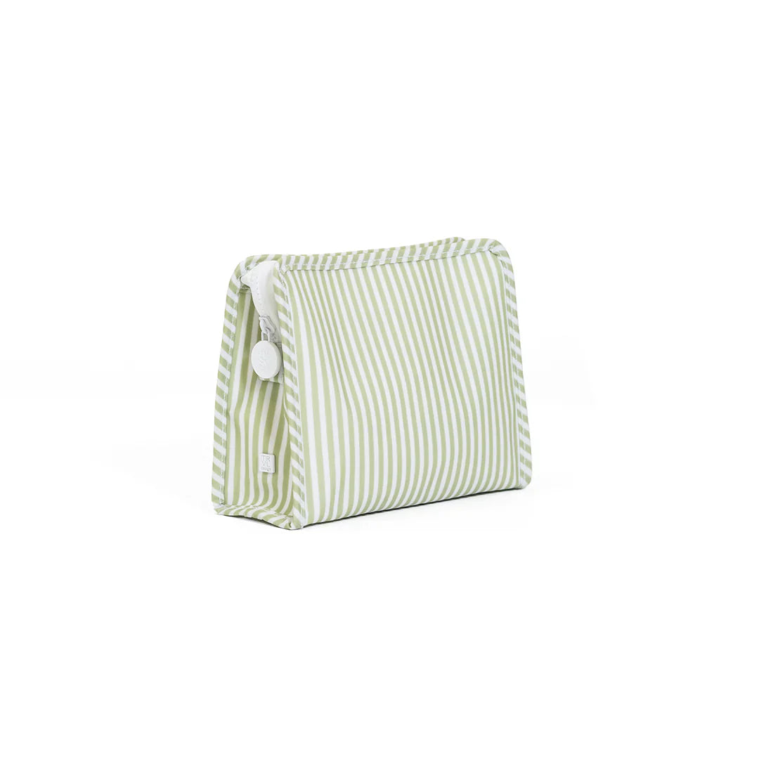 Roadie Zip Pouch- Pimlico Sage Stripe