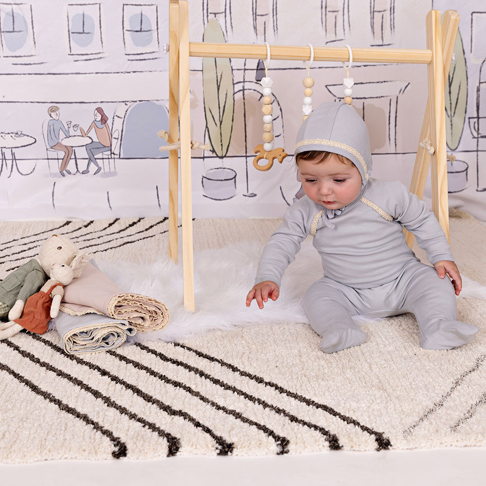 Rustic Accents Footie - Blue Dawn