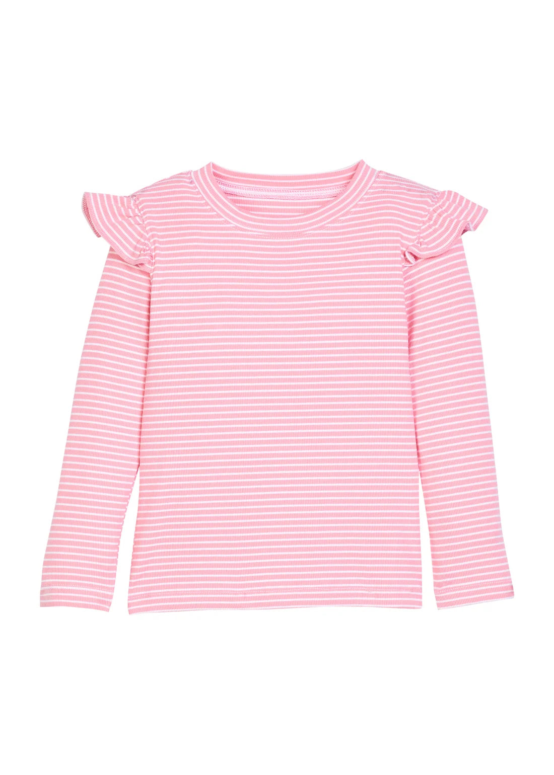 Sadie Tee- Pale Pink Stripe