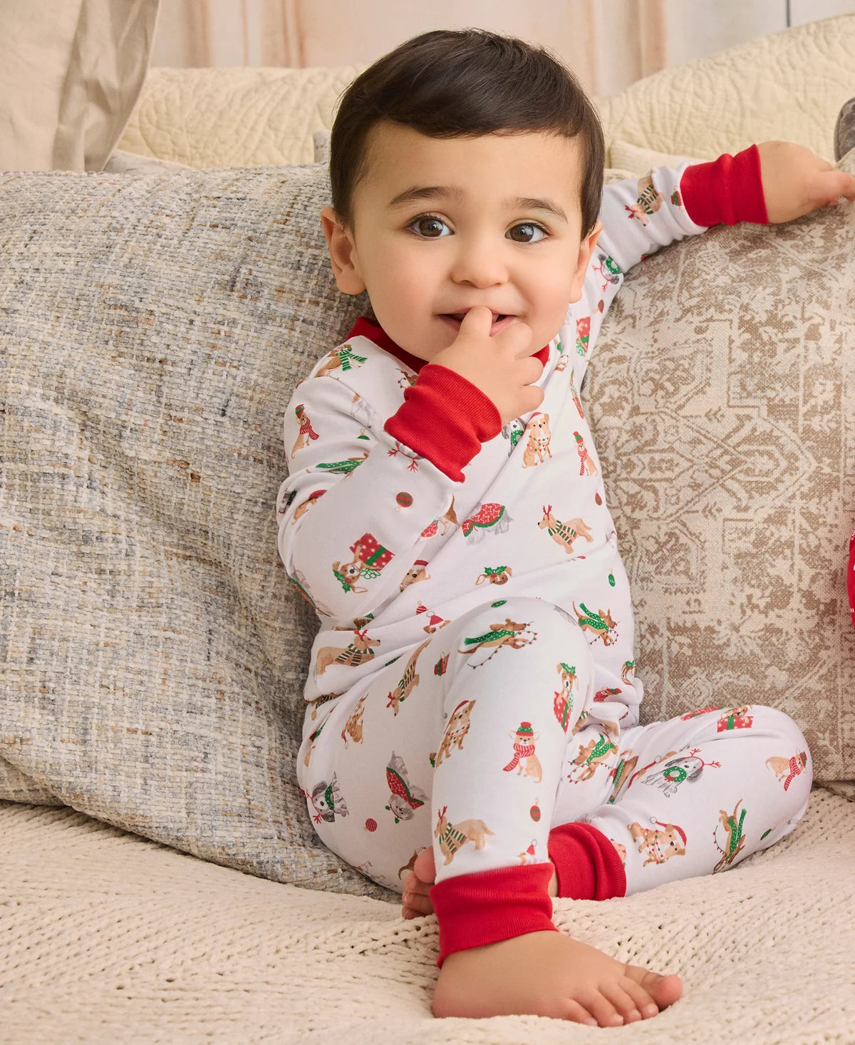 Santa's Merry Pups Pajama Set