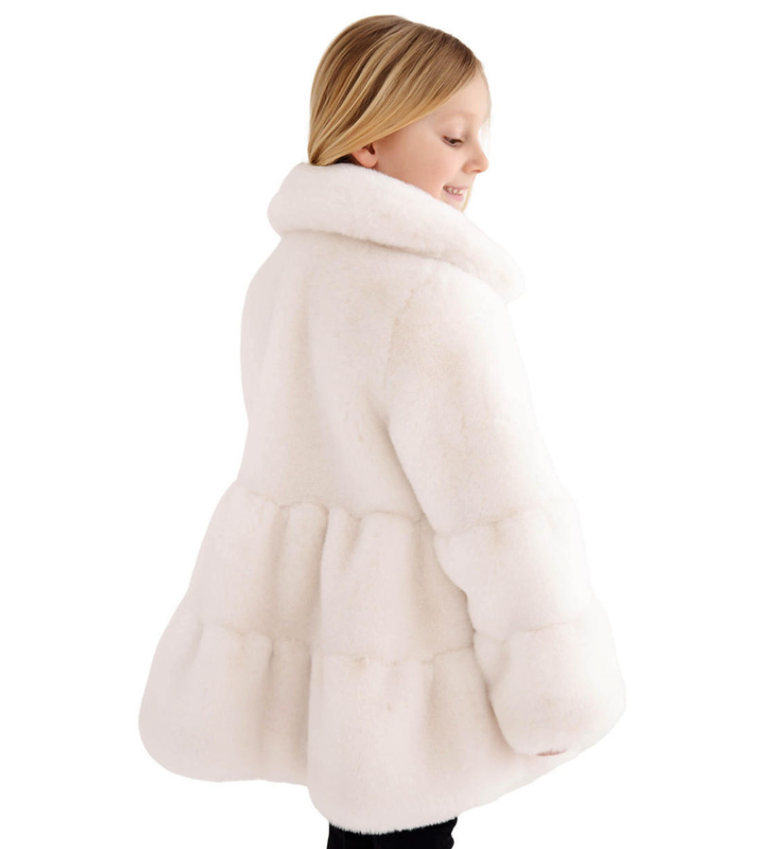 Cece Swing Coat Ivory Swaddle OKC