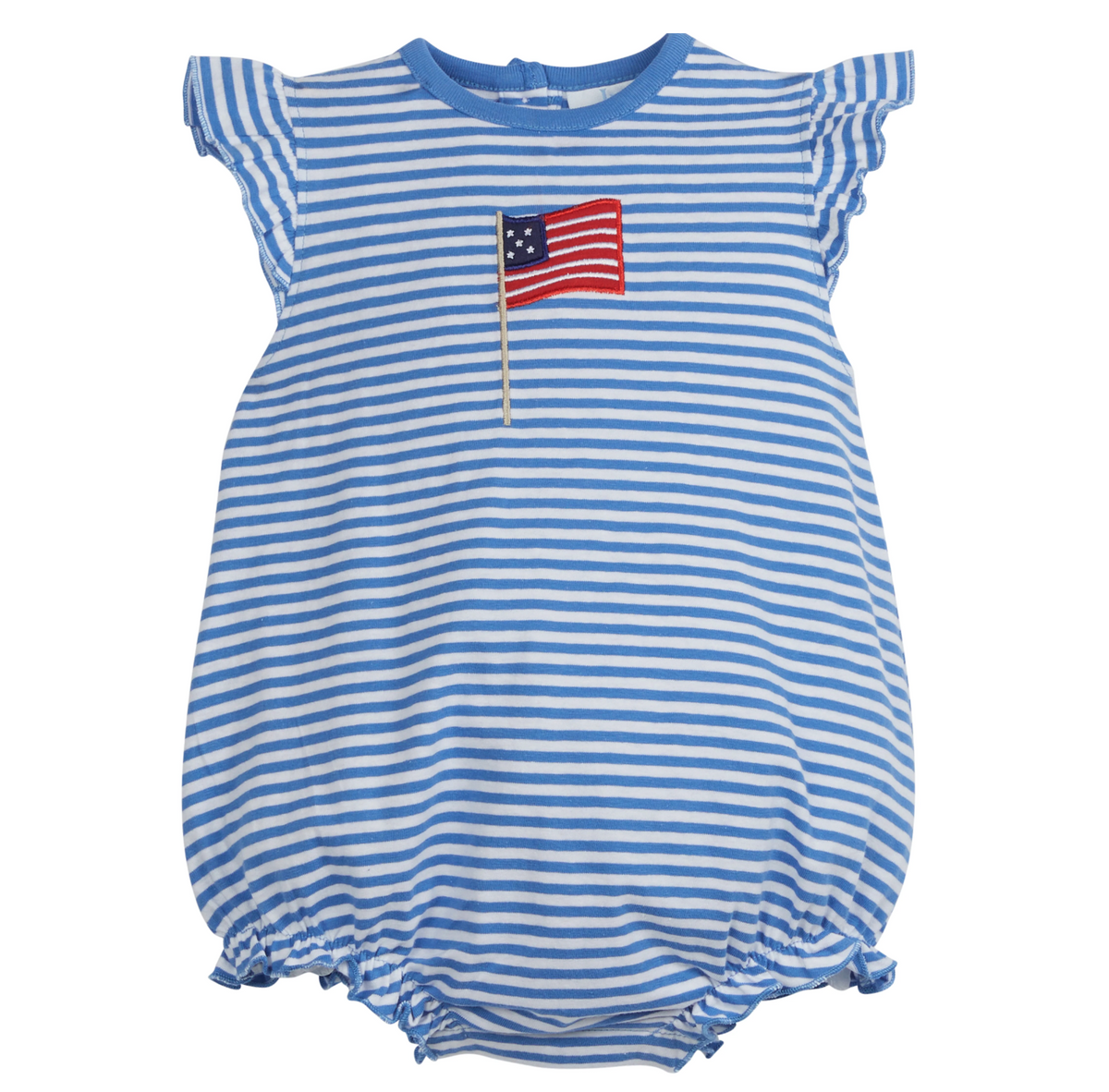 Applique Tilly Bubble Flag Swaddle OKC