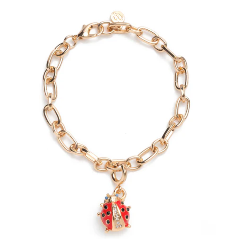 Lucky Ladybug Charm Bracelet