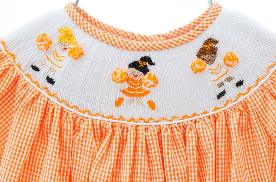 Orange Cheerleaders Birdie Bubble