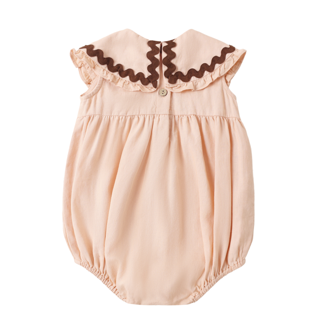 Cove Romper || Blush