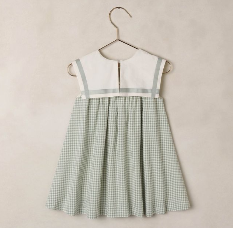 DAISY DRESS | EUCALYPTUS CHECK