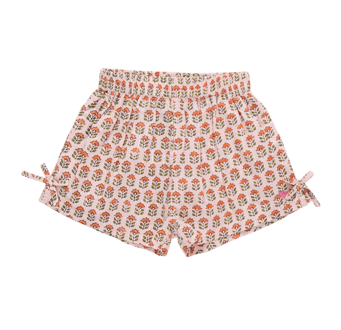 Kamari Top + Jules Short Set- Pink Prairie Block