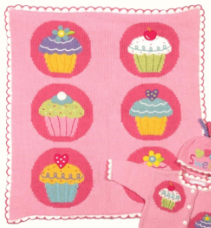 Pink Cute as a Cupcake Blanket