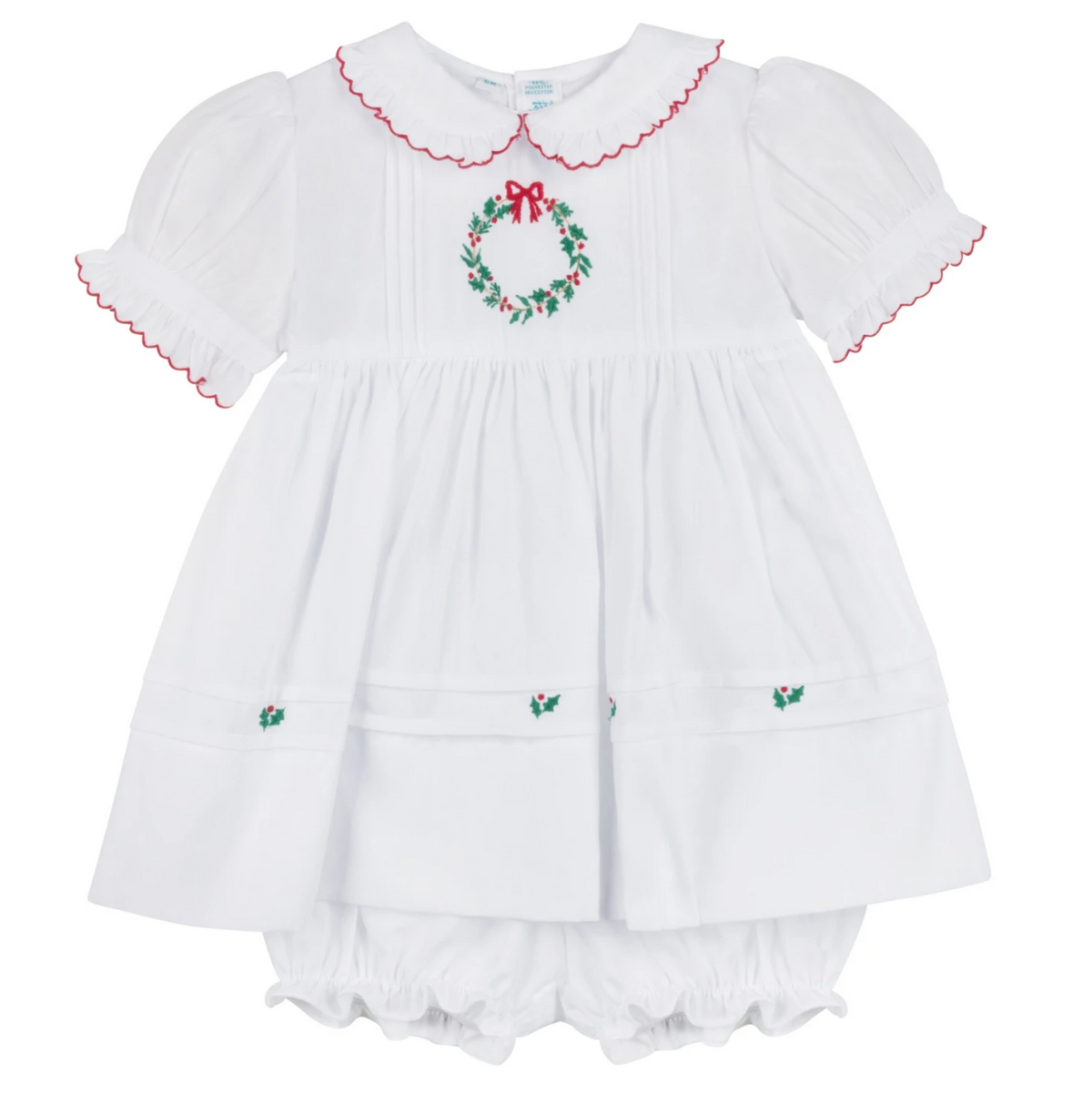 Floral Wreath Holiday Dress