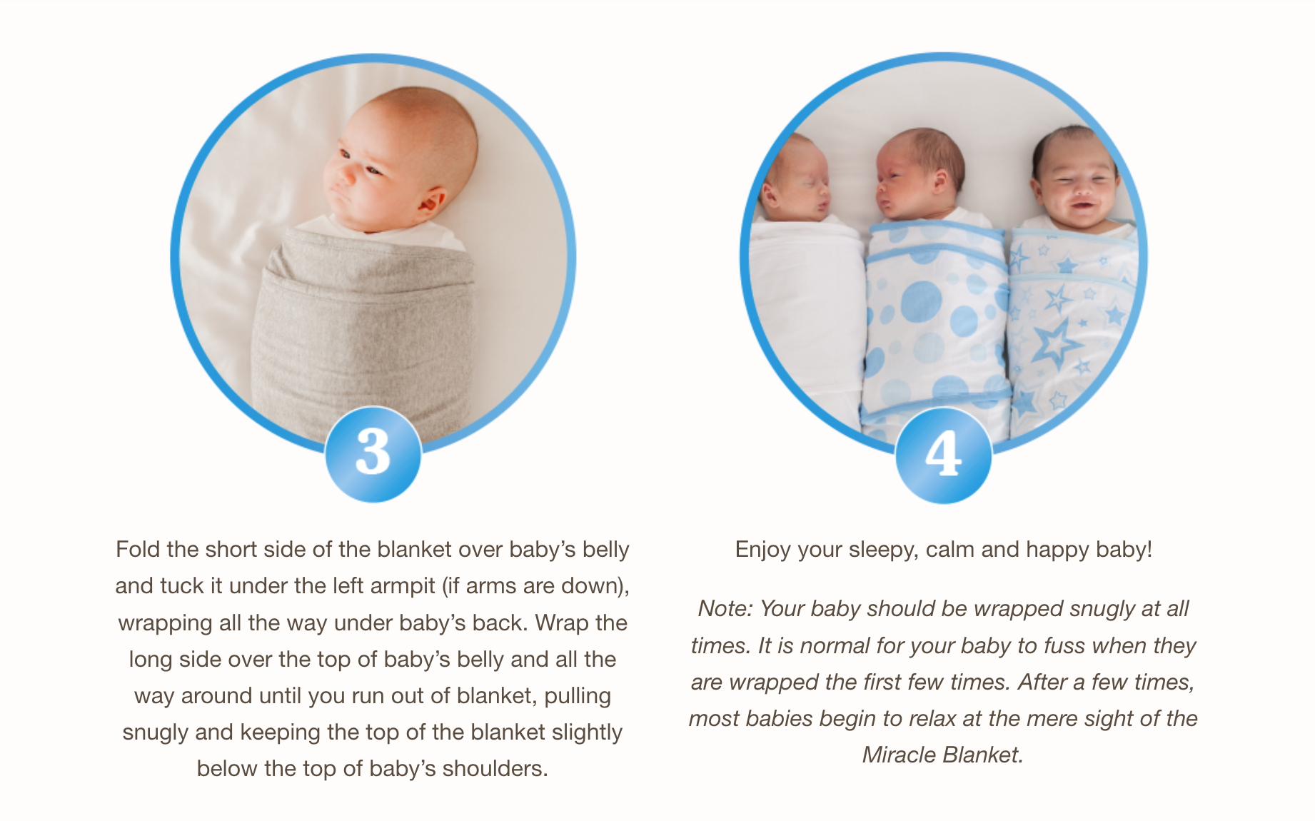 Miracle Blanket Swaddle