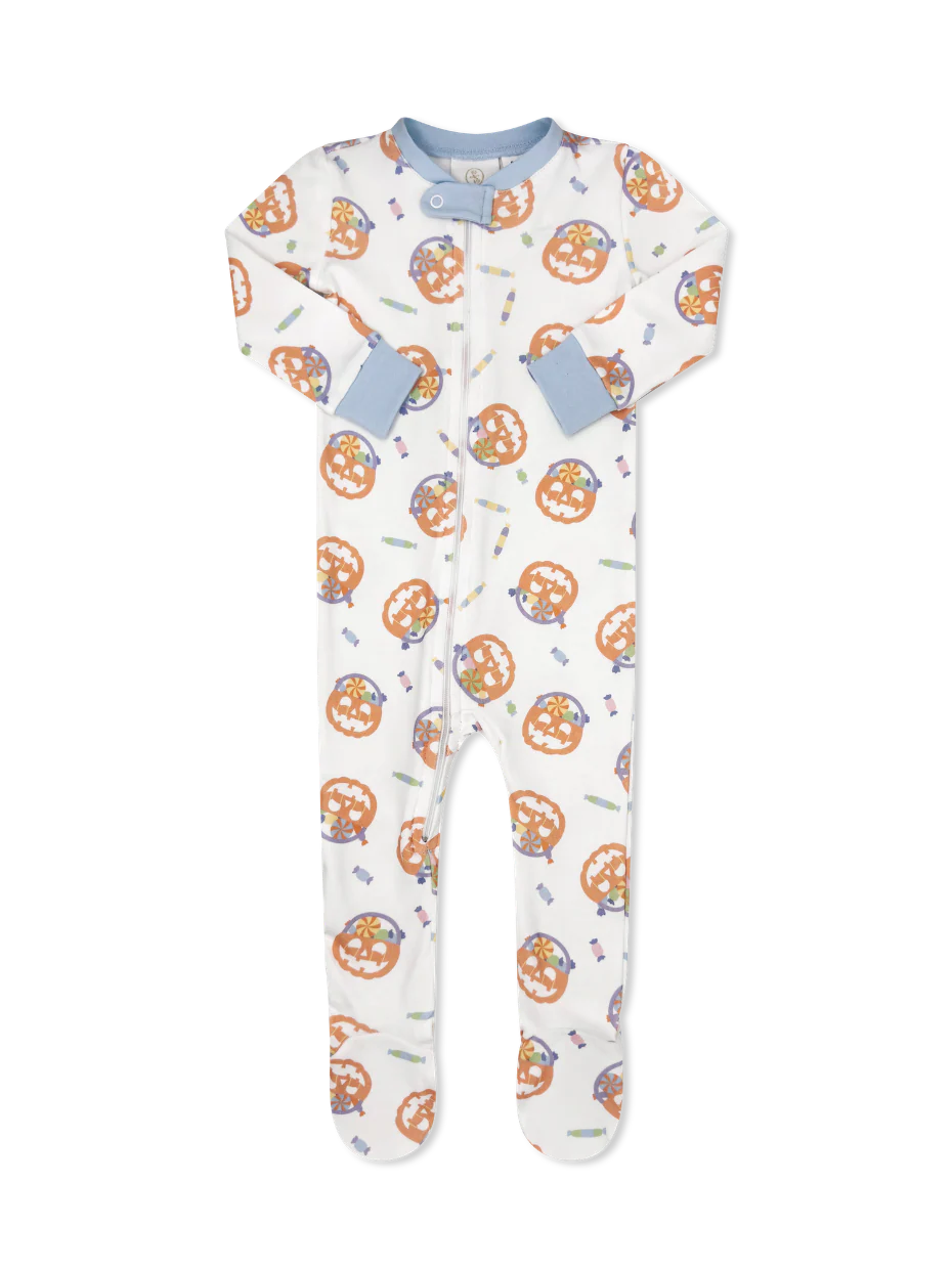 Once Upon a Time Footie- Boo to You Blue