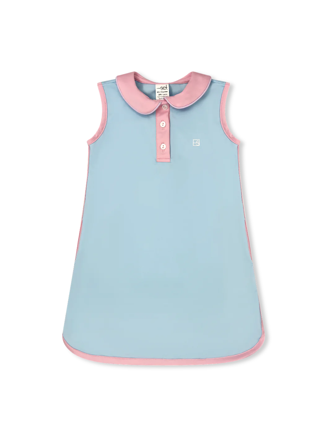 Presley Dress - Cotton Candy Blue, Cotton Candy Pink