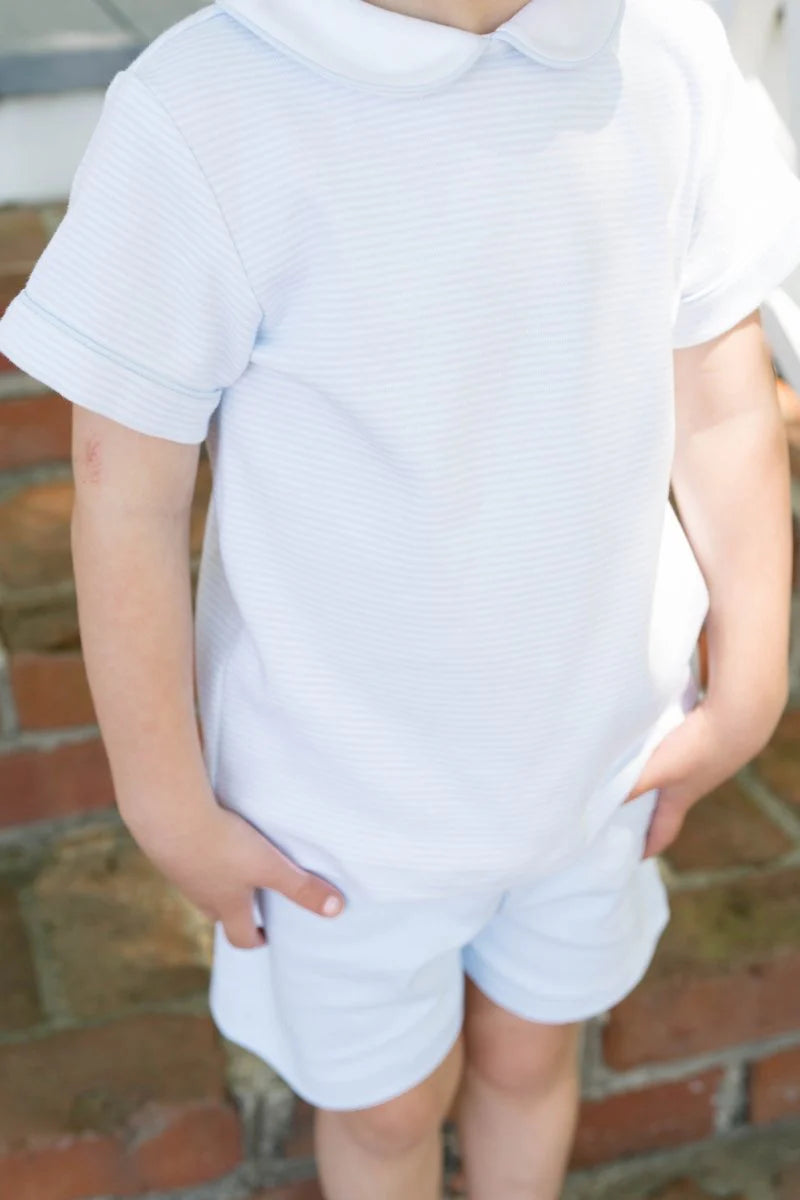 Sibley Short Set- Louisville Light Blue Ministripe