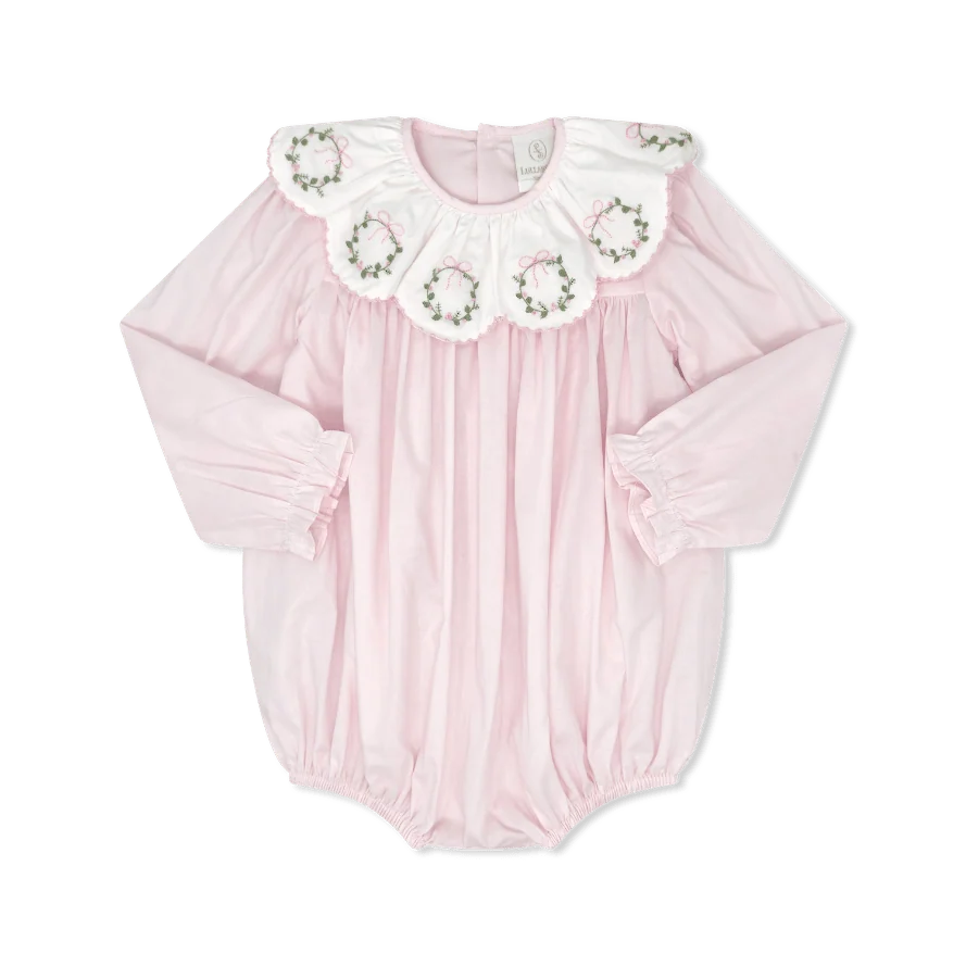 Chloe Bubble- Blessings Pink Batiste Wreaths