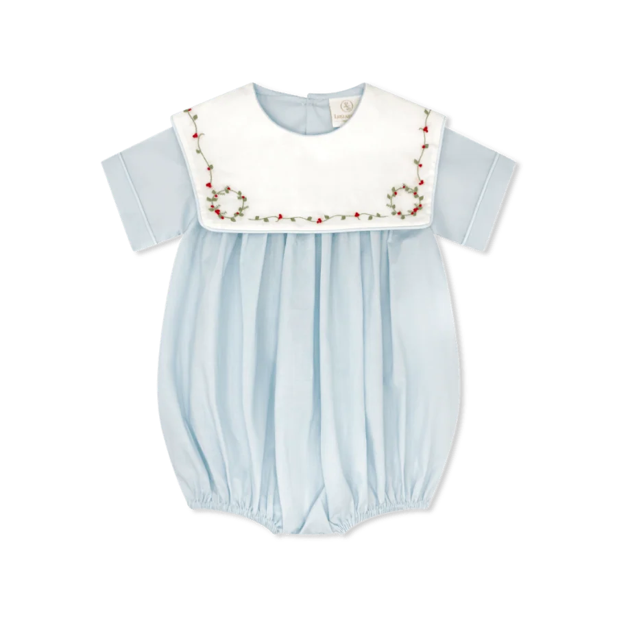 Christian Bubble- Blessings Blue Batiste Holly