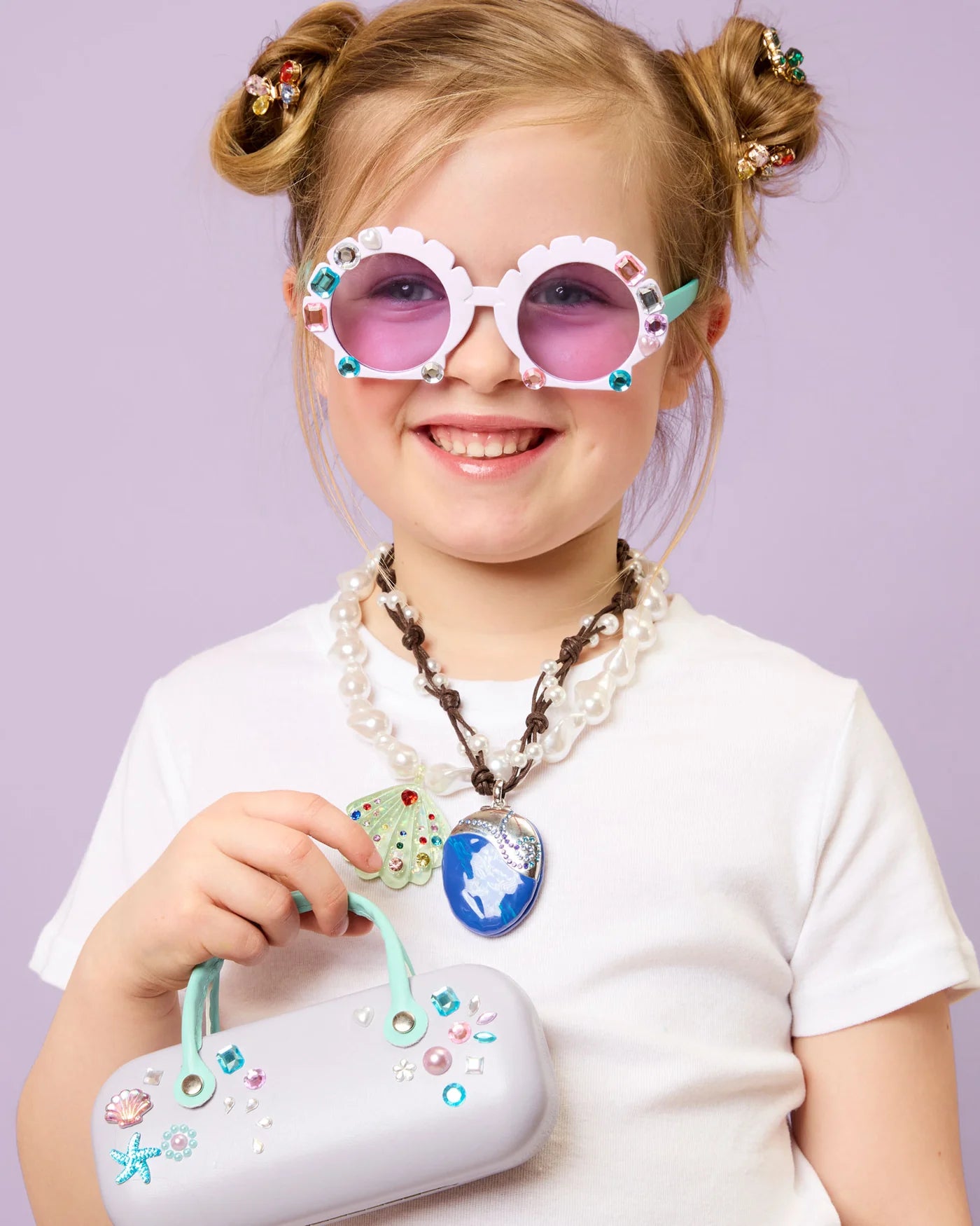 Mermaid Splash & Sparkle Gemify™ Sunglasses and Case