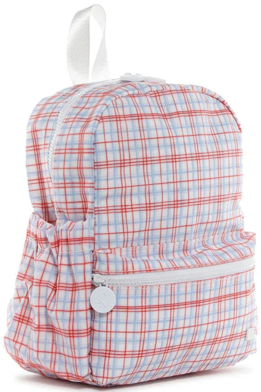 Classic Red Plaid Mini Backpacker