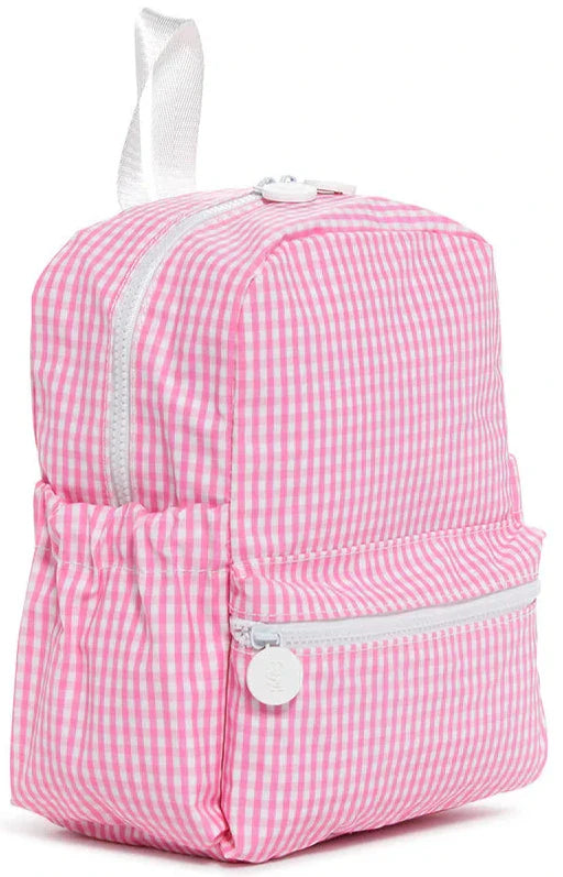 Pink Gingham Mini Backpacker