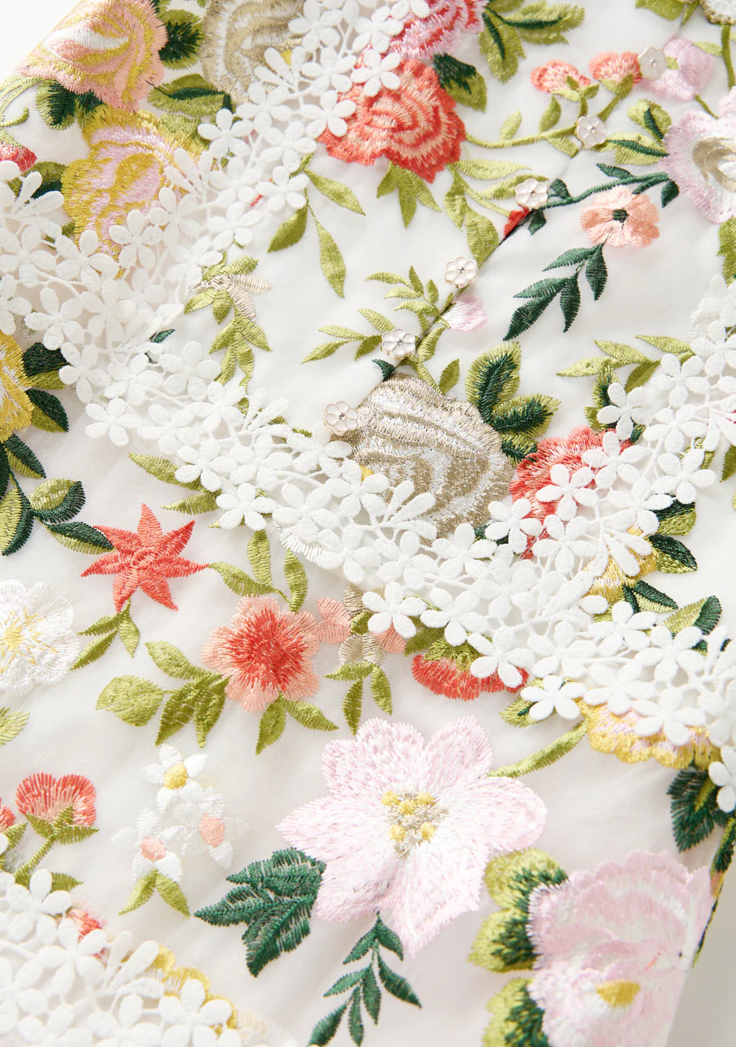 Allure Embroidered Sleeve Mini Dress